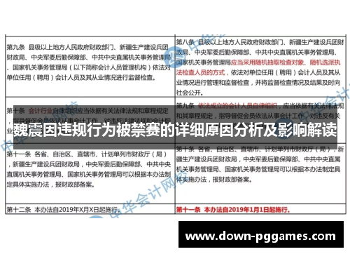 魏震因违规行为被禁赛的详细原因分析及影响解读